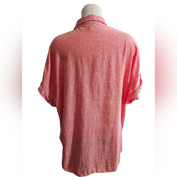 Tahari Linen Top, Size 2X - Picture 2 of 6